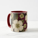 Pesquisar por fundo de creme canecas Padrão floral