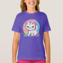 Pesquisar por gato colorido camisetas Para crianças