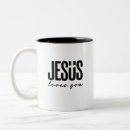 Pesquisar por jesus te ama canecas Religião