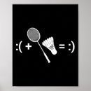 Pesquisar por badminton pósteres Jogador de badminton