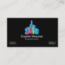 Pesquisar por clube nocturno cartao de visita Cidade