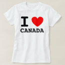 Pesquisar por amor canadense camisetas Coração