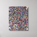 Pesquisar por arte do pixel impressão de canvas Mosaico