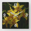 Pesquisar por orquídea relogios de parede Amarelo