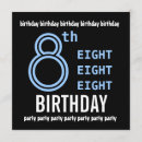 Pesquisar por 8o aniversário convites Meninos