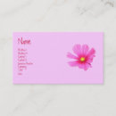 Pesquisar por cosmos cartao de visita Flores