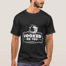 Pesquisar por enganchado na pesca camisetas Engraçado