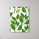 Pesquisar por erva impressão de canvas Folhas