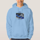 Pesquisar por agente da polícia moletons com capuz Linha azul fina
