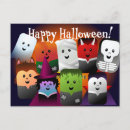 Pesquisar por monstro bonito cartoes postais Halloween