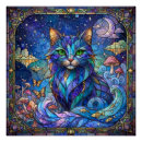 Pesquisar por gatos coloridos pósteres Para ela