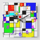 Pesquisar por mondrian relogios de parede Quadrados