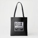 Pesquisar por ele nerd bolsas tote Preto e branco
