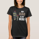 Pesquisar por o pai do bombeiro camisetas Herói