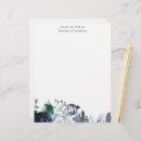 Pesquisar por floral elegante papel timbrado Azul