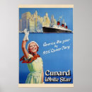 Pesquisar por cunard pôsteres pósteres De viagem retrô