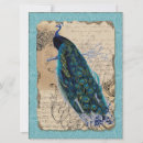 Pesquisar por pavão 16 22 convites Azul