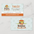 Pesquisar por burgers cartao de visita Negócio