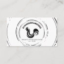 Pesquisar por galinha preta cartao de visita Simples