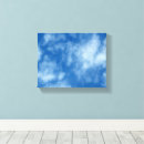 Pesquisar por céu nublado impressão de canvas Azul