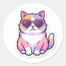 Pesquisar por gato colorido adesivos De gato fofo