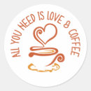 Pesquisar por eu amo café adesivos Amante de café