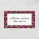 Pesquisar por leopardo rosa quente cartao de visita Impressão animal