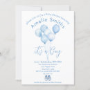 Pesquisar por balões azuis convites Azul e branco