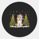 Pesquisar por inu de akita adesivos Feliz natal