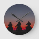 Pesquisar por vaqueiros relogios de parede Pôr do sol