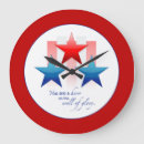Pesquisar por patriotismo relogios de parede Vermelho