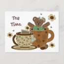 Pesquisar por tea time cartoes postais Tempo