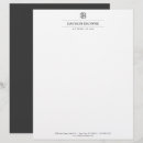 Pesquisar por cinza e branco papel timbrado Profissional