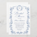 Pesquisar por toile francês convites Azul empoeirado