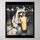 Pesquisar por animais engraçados pósteres Café gelado