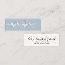 Pesquisar por amor cartao de visita Feito com amor