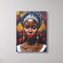 Pesquisar por mulher africana impressão de canvas Pintura