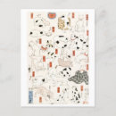 Pesquisar por woodblock cartoes postais Gato
