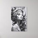 Pesquisar por penteado impressão de canvas Beleza