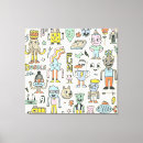 Pesquisar por ilustração vintage impressão de canvas Fundo