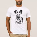 Pesquisar por cão selvagem africano camisetas Canino