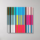 Pesquisar por listras coloridas impressão de canvas Colorido