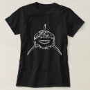 Pesquisar por tubarão branco camisetas Preto e branco