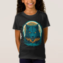 Pesquisar por lua cheia do lobo camisetas Para crianças