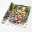 Pesquisar por boneca do vintage papel de presente Papai noel
