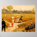 Pesquisar por vintage baseball pôsteres pósteres Home run