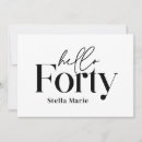 Pesquisar por de anos preto 40 aniversário convites Moderno