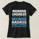 Pesquisar por engenheiro de mineração camisetas Trabalho