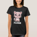 Pesquisar por alison femininas camisetas Gatinho