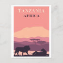 Pesquisar por leão africano cartoes postais África